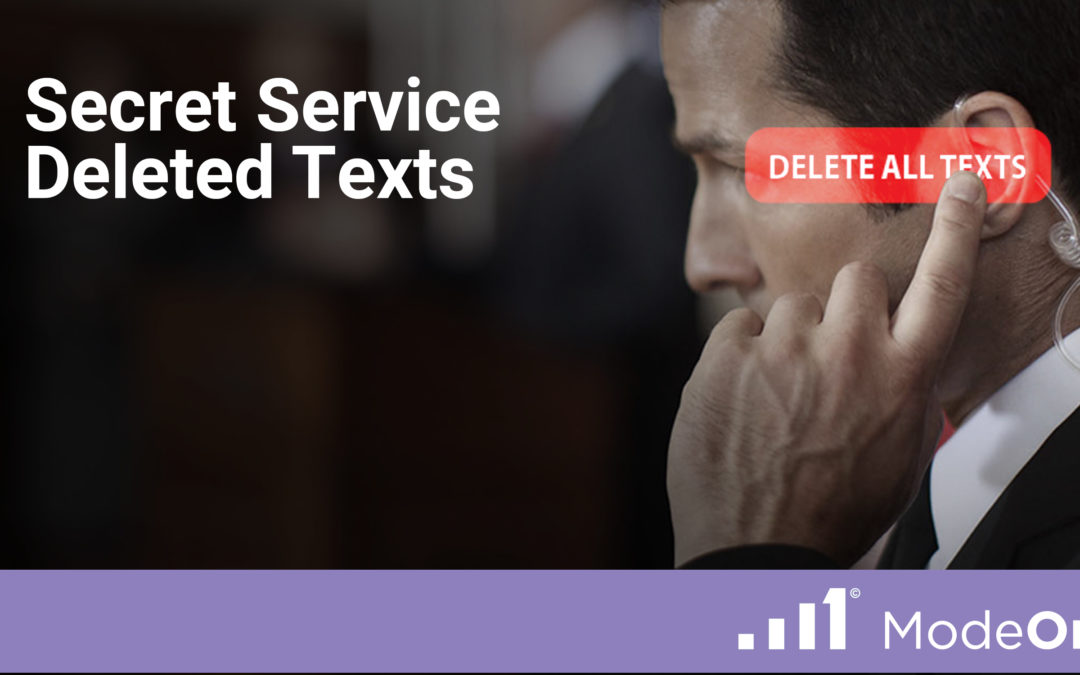 Secret Service Deleted Texts