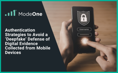 Authentication Strategies to Avoid a ‘Deepfake’ Defense of Digital Evidence Collected from Mobile Devices