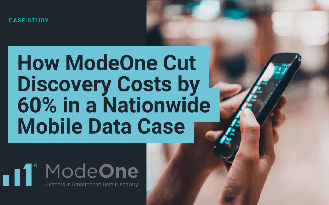 Case Study: How ModeOne Cut Discovery Costs by 60% in a Nationwide Mobile Data Case