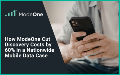 Case Study: How ModeOne Cut Discovery Costs by 60% in a Nationwide Mobile Data Case
