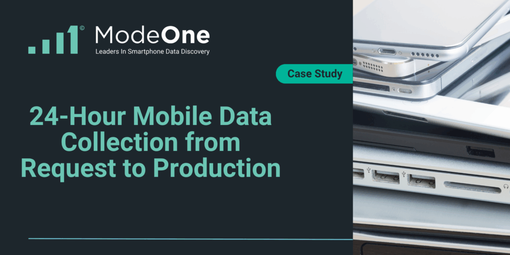 Case Study: 24-Hour Mobile Data Collection from Request to Production