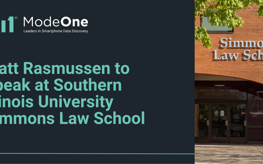 ModeOne CEO Matt Rasmussen to Speak at Southern Illinois University Simmons Law School