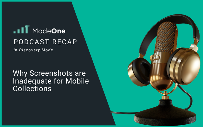 why screenshots are inadequate for mobile collections