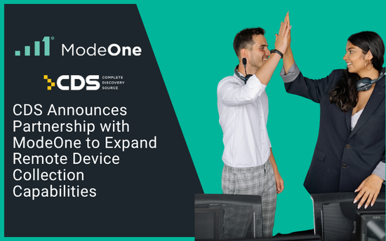 CDS Announces Partnership with ModeOne to Expand Remote Device Collection Capabilities