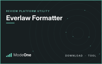Everlaw Formatter
