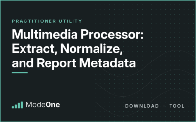 Multimedia Processor: Extract, Normalize, and Report Metadata